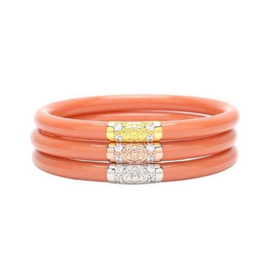 Accessories * | Diaphanous Budhagirl: Thai Three Kings All-Weather Bangles (Set Of 3)