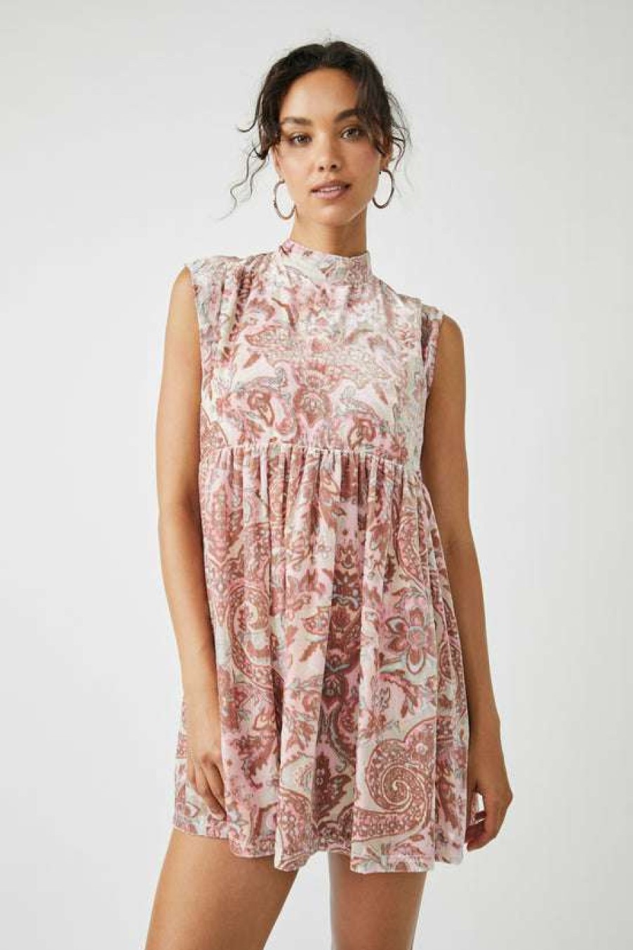 Clothing * | Beautiful Free People: All The Time Velvet Mini Petal Combo