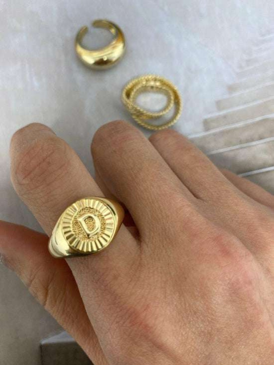 Accessories * | Fair Bracha: Initial Signet Ring