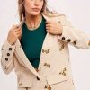 Clothing * | Particular Wildflower Corded Blazer Natural