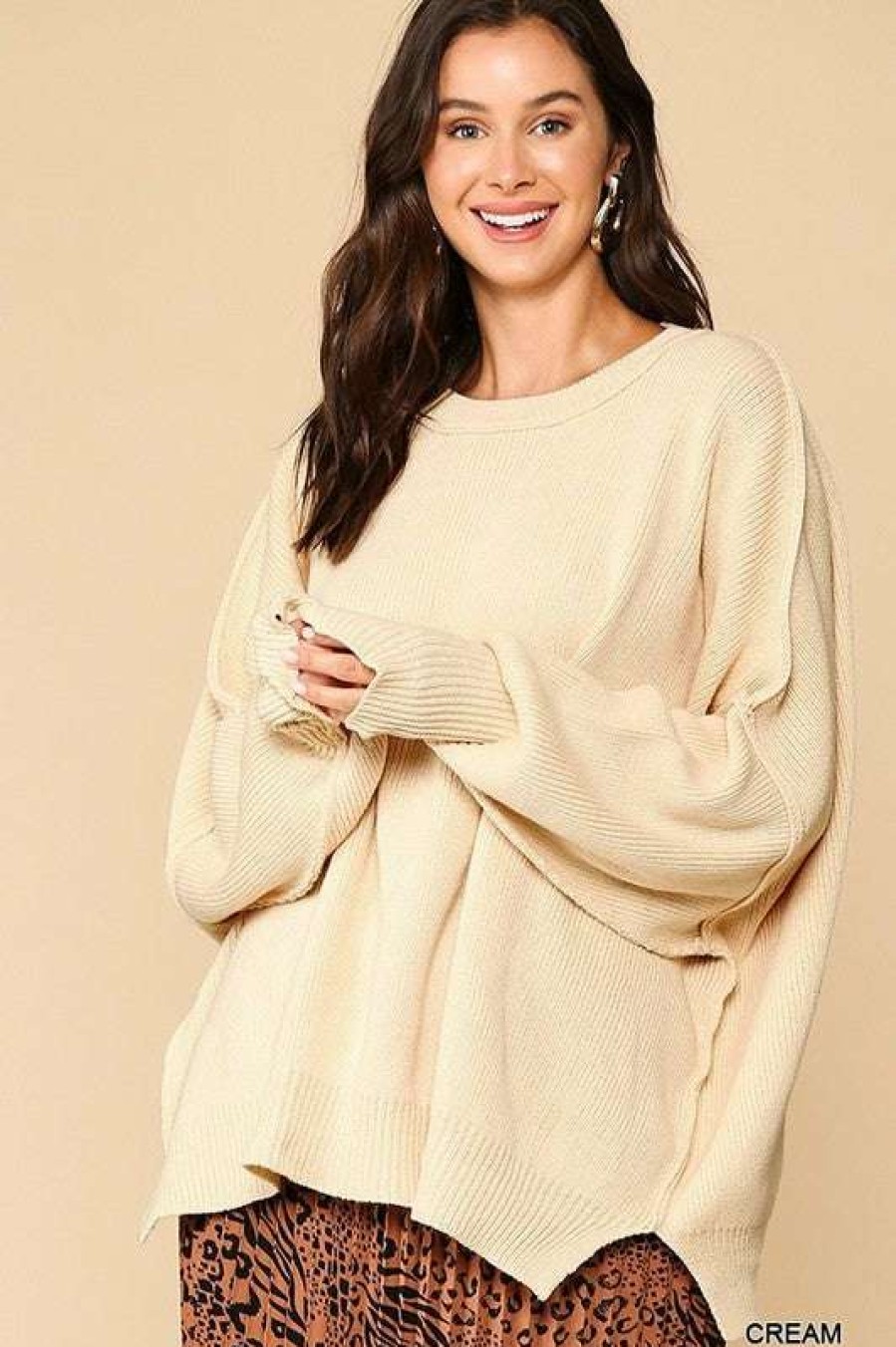 Clothing * | Exquisite Forever Sweater Cream