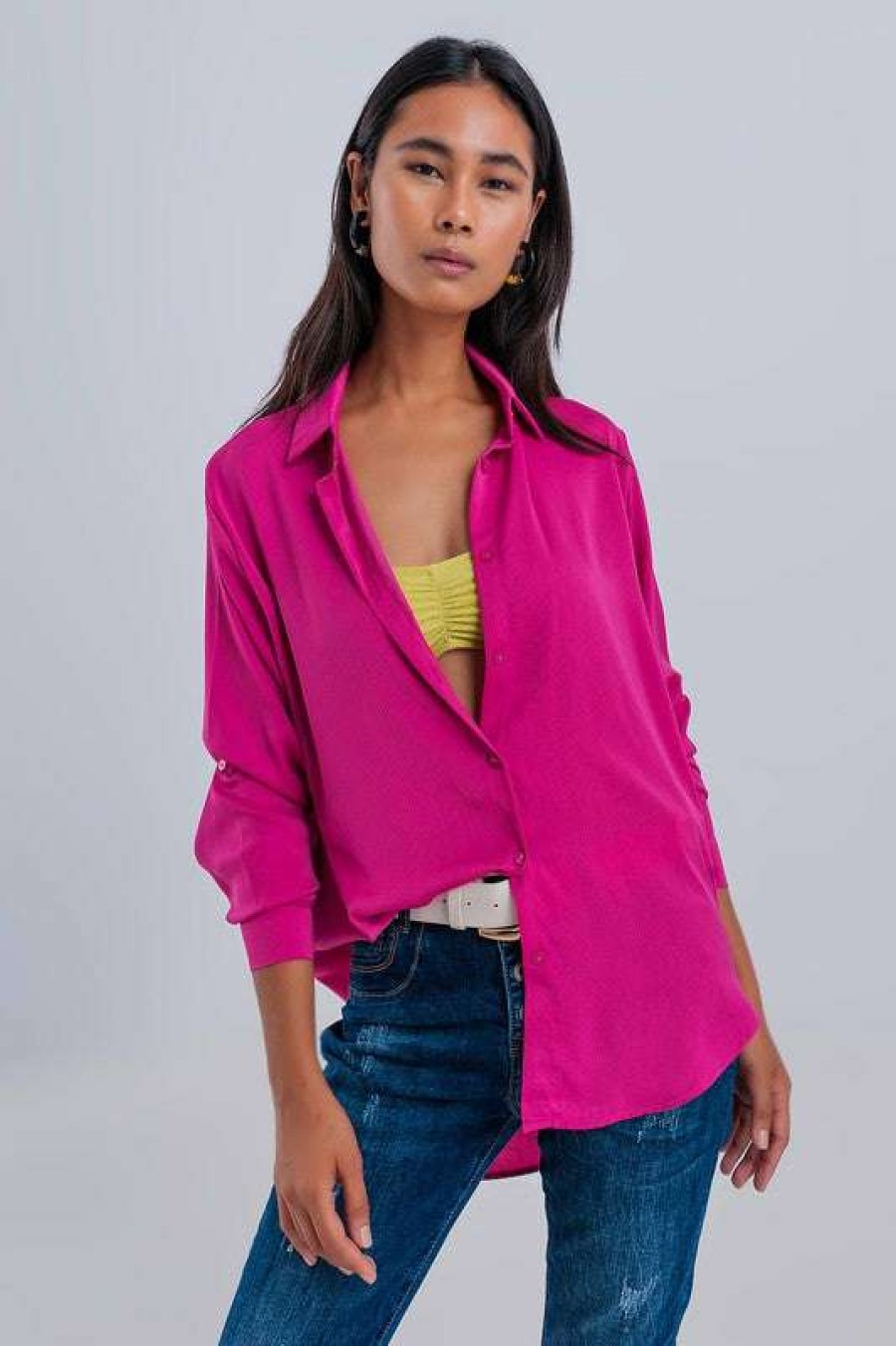 Clothing * | Particular Vergara Top Fuchsia