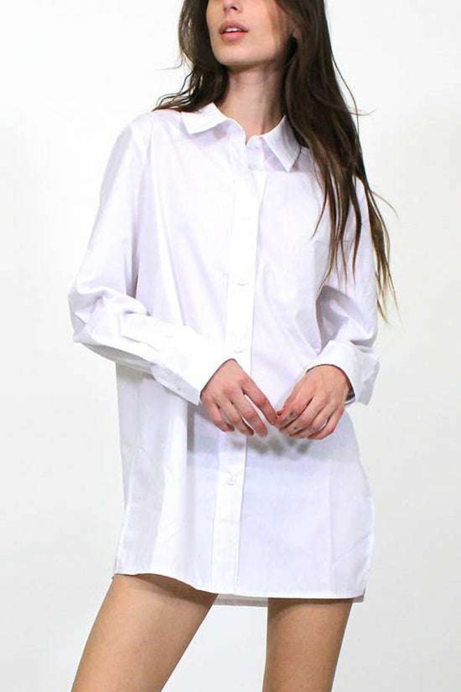 Clothing * | Fine Jones Button Down White