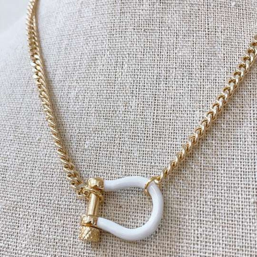 Accessories * | Exquisite Treasure Jewels: Horseshoe Necklace