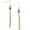 Accessories * | Authentic Beljoy: Elegance Earrings Mauve