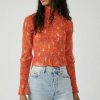 Clothing * | Diaphanous Free People: Hello There Top Grenadine