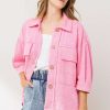 Clothing * | Particular Mommy Optimist Jacket Washed Pink