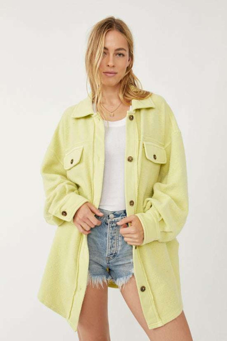 Clothing * | Fair Free People: Ruby Jacket Luminary