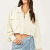 Clothing * | Authentic Free People: Saturday Shirt Jacket Lazy Bones