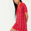 Clothing * | Diaphanous Free People: Kitt Mini Dress Berry Combo