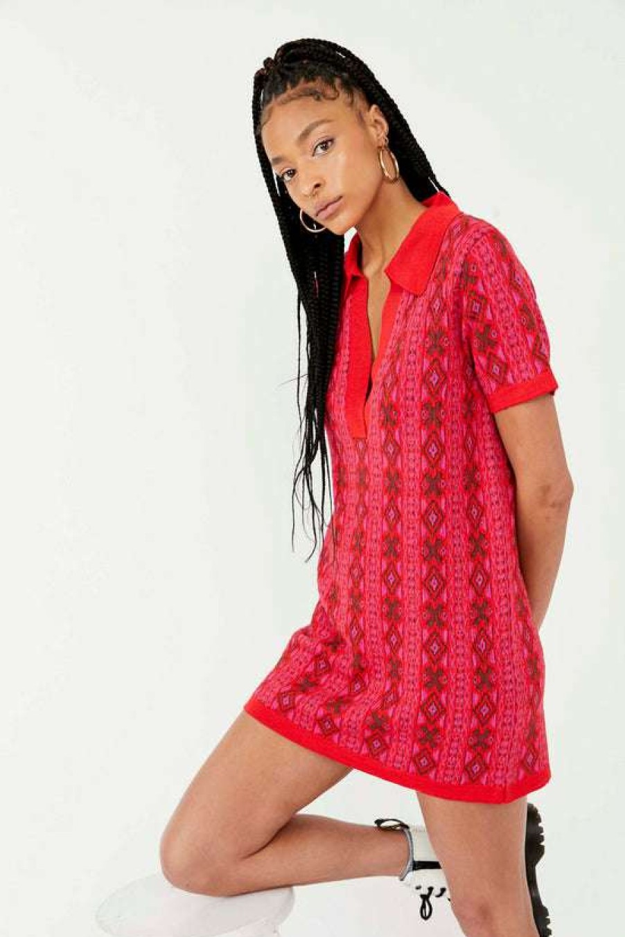 Clothing * | Diaphanous Free People: Kitt Mini Dress Berry Combo