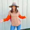 Clothing * | Unique Palm Springs Colorblock Sweater