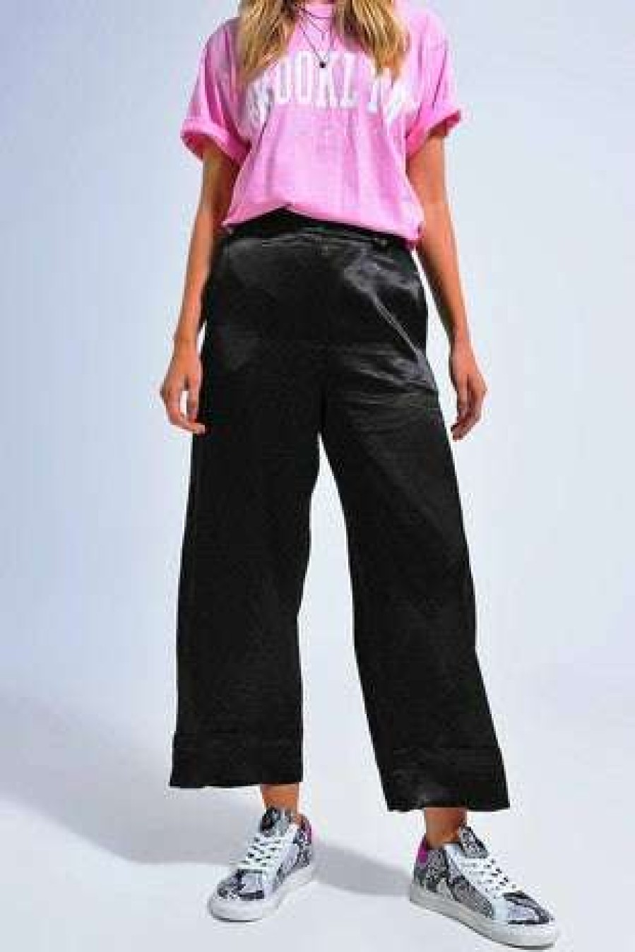 Clothing * | Authentic I Want Candy Trouser Black