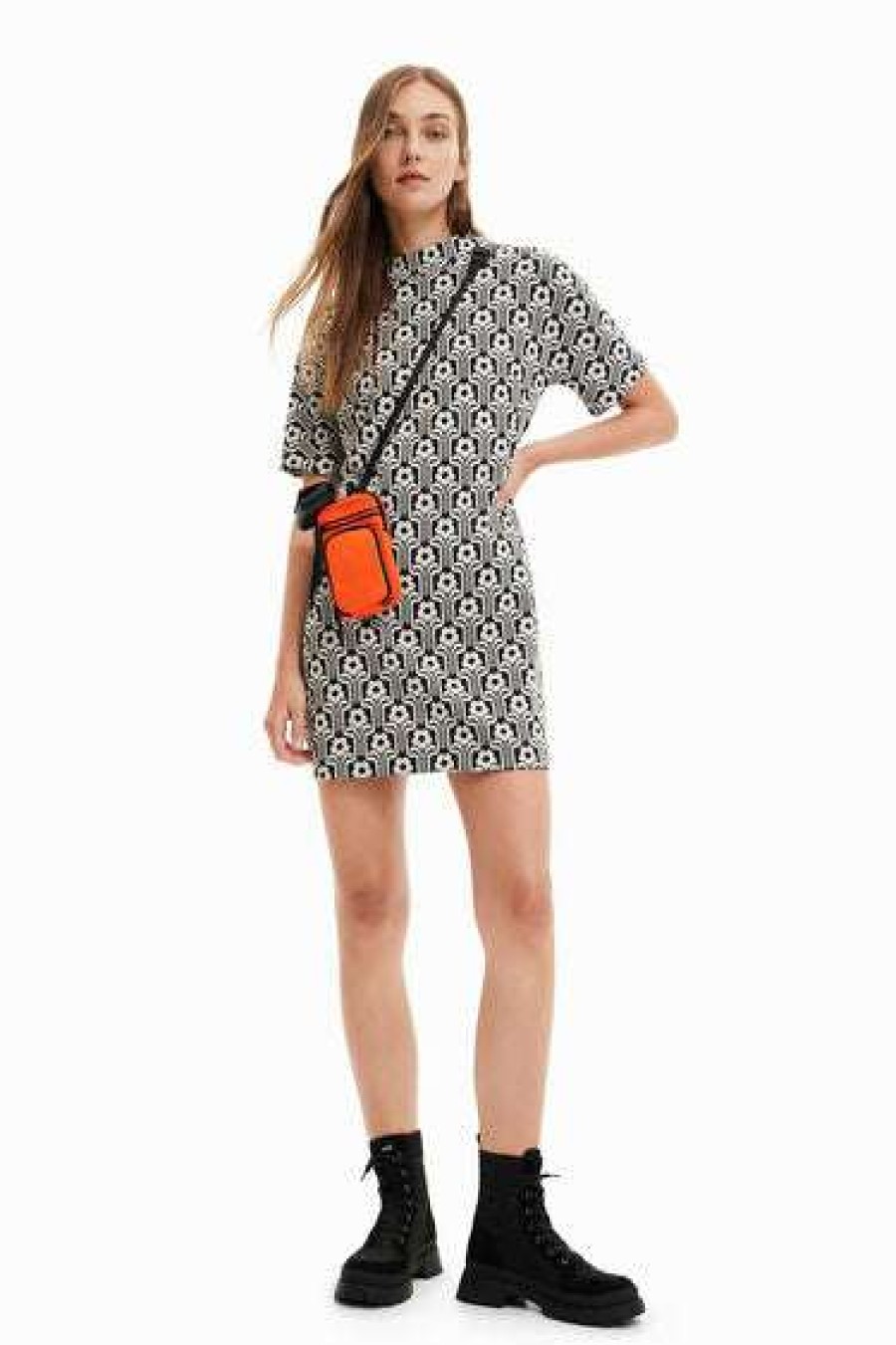 Clothing * | Beautiful Desigual: Retro Short Dress