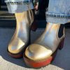 Shoes * | Hottest Bf Doorbuster Dorothy Chelsea Boot Gold